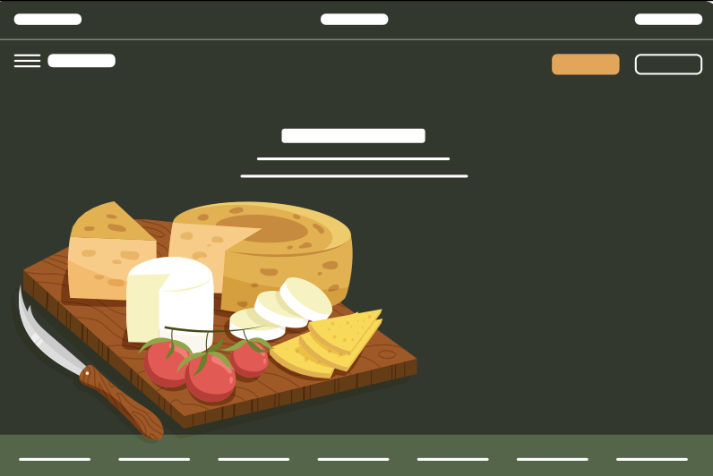 Создание сайта каталога ресторанной продукции